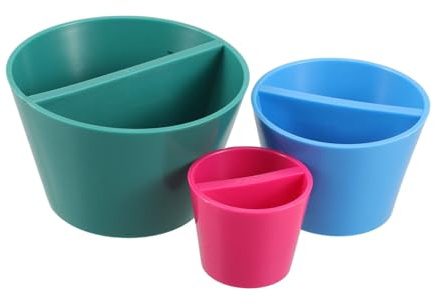 WEKAMOS 3 Piezas Kit de Moldes de Cono para Borde de Cerámica Herramientas de Plástico Duraderas para DIY de Vasos Tazas y Jarrones Accesorios para Proyectos de Pintura y Modelado Casa