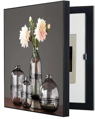 ZFDGHF Electric Meter Box Decorative Painting Hide Distribution Cover Decoration Creative Hanging Picture Wall Mounted Electrical Panel(B,40X50CM)