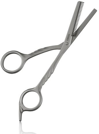 ESSBES Beard Scissors with comb small mustache trimming eyebrow grooming kit