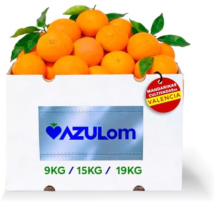 MANDARINAS FRESCAS DE VALENCIA DIRECTAS DEL ARBOL RECIEN RECOLECTADAS - DEL ARBOL A TU MESA SIN TRATAMIENTOS POST COSECHA - CAJAS DE 9, 15 Y 19 KG - FRUTA NATURAL VALENCIANA (15KG)