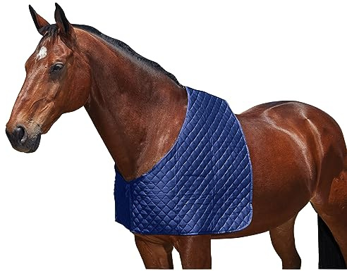 Weatherbeeta Protezione spalle per cavallo, di alta qualità, colore: nero, taglia: Pony, Cob, Full, X Full, Navy