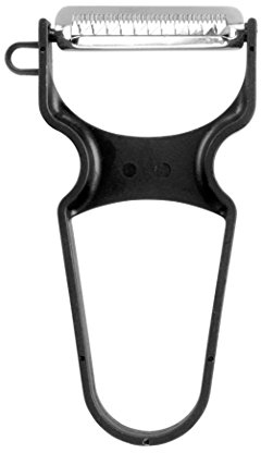 Chef Aid Julienne Peeler, Black, 11.8 x 9.2 x 2.2 cm