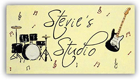 Music Personalised Door Sign