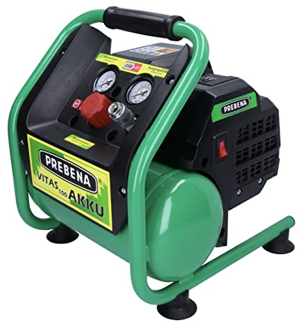 Prebena VITAS 100-AKKU Kompressor 18 V 5 l 8 bar CAS Brushless Solo - ohne Akku, ohne Ladegerät
