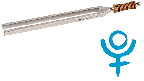 Sonic Energy Planeten Therapie Stimmgabel – Pluto 140,64 Hz / Cis3 – Für Meditation, Klangheilung, Entspannung – Inkl. Baumwolltasche (TTF-PL)