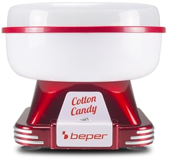 BEPER P101CUD250 Maquina Algodon Azucar - Maquina de Algodón de Azucar Niños con Cuchara Incluida