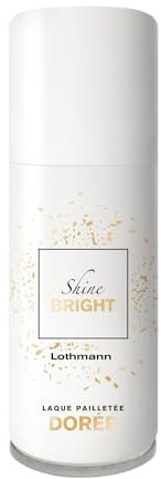 Lothmann Paris - Laque pailletée Dorée Shine Bright - 100ml