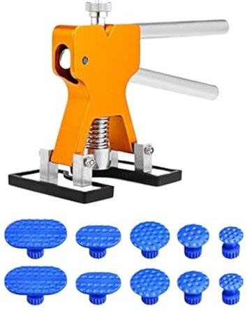 BLacOh Ventosa para Coche Abolladuras Kit de Herramientas de reparación sin Pintura con Ventosa for carrocería de Coche de 11 Piezas Sacabollos Coche
