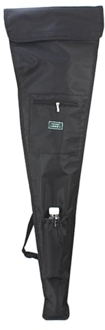 DJJYCTNM Tragbare, Faltbare Fechtschwerttasche, wasserdichte Nylontuch-verdickte Fechtschlinge-Umhängetasche für Foliensäbel und Degen, Fecht-Aufbewahrungstasche (Color : Black)