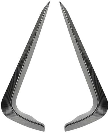 KLBVFDYAN Auto Frontspoiler für BMW 3 Series E90 E91 LCI M Sport 2009-2012, Frontstoßstangen Lippensplitter Diffusor Einfache Installation Styling Zubehör,A/Carbon Fiber Look