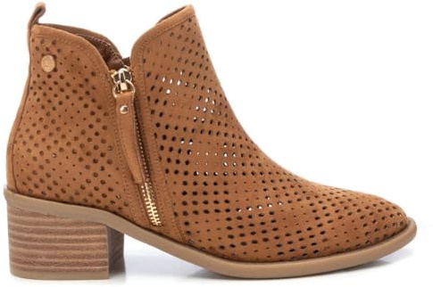 XTI - Botín Mujer Camel - Calzado Cómodo y Versátil - Moda casual - Modelo 14396102 (Talla 38)
