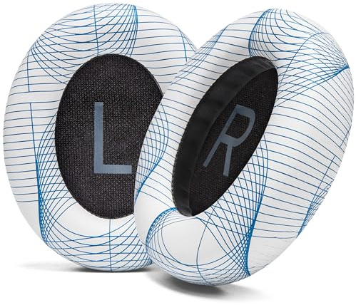 WC PadZ NC700 – Premium-Ohrpolster für Bose 700 Noise Cancelling (NC700) | Von Wicked Cushions | Weicheres PU-Leder, Premium-Memory-Schaum, extra dick & besonders langlebig | Ivory Tide