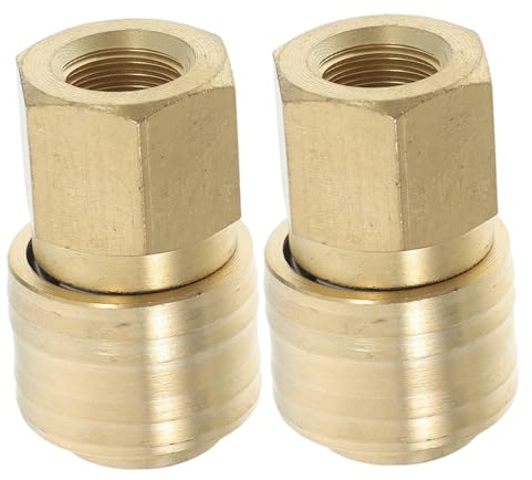 VILLFUL 2 Pezzi Raccordi Bsp Maschio per Tubazioni Aria per Compressori e Pneumatici Resistente Alla e Applicazioni Industriali e Domestiche