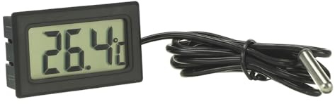 Digitales Innen- und Außenthermometer mit wasserdichtem Sensor, Mini-Thermometer von -50 ° bis +150 ° mit LCD-Display