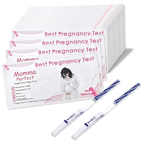 50 Stück Schwangerschaftstest Frühtest, Hcg Test Schnellerkennung, Zuverlässigen Ergebnissen, Separat Verpackt, schwangerschaftstest streifen Einfache Anwendung Für Zu Hause
