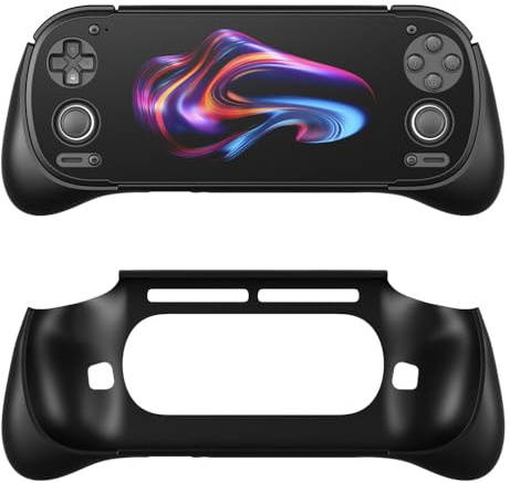 Ergonomiskt handgrepp skyddsfodral för retroid ficka 6, förbättra handkänslan handtag modifierat grepp stativ hållare skyddande skal för RP6 handhållen spelkontroll skyddskåpa (svart)