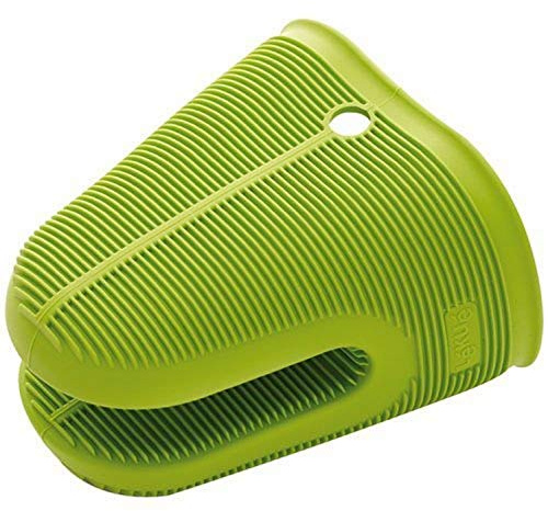 Lékué Topfhandschuh, Silikon, grün/schwarz, einzeln, 12x10x11 cm