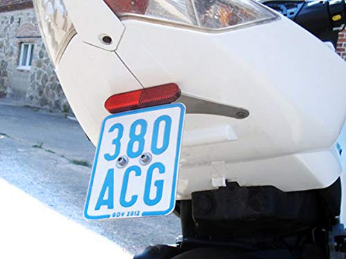 Kennzeichenhalter mittig passend für Peugeot Jetforce C Tech 50ccm Roller