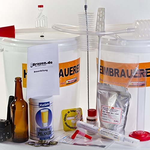 Bierbrauset Komplett Ausstattung für Bierkit Brauer bis 23 Liter Bierbrauen