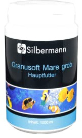 Silbermann Granusoft Mare - Hauptfutter für Meerwasserfische fein oder grob (1000 ml grob)