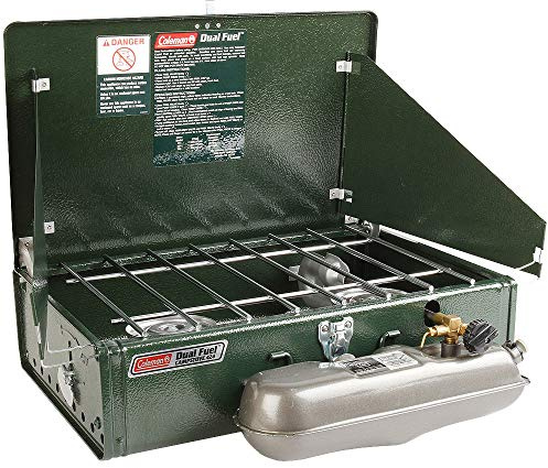 Coleman 2 Burner Dual Fuel Compact Liquid Fuel Stove