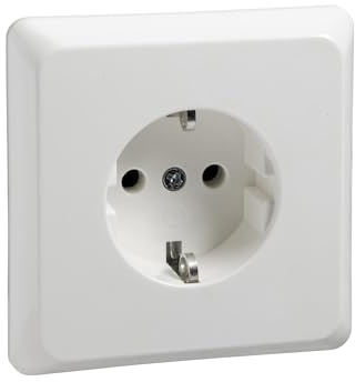 Elso Steckdosefür Geräteträger 16A Schraubklemme Ren, reinweiß, 515024