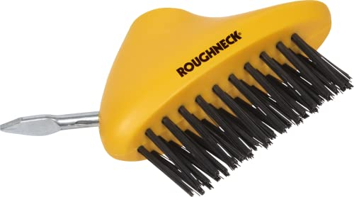 Roughneck ROU52070 Plastic Deck Wire Brush Without Handle, Multicolour