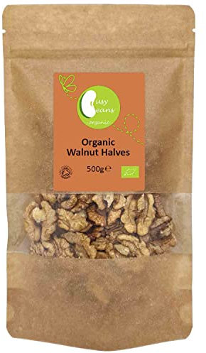 Organic Walnut Halves - Certified Organic - by Busy Beans Organic (500g)