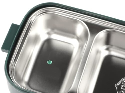 Lunch Box, étanche Trois Couche Bento Box, Boite Dejeuner Hermétique avec Fourchette Cuillère, Micro-Ondes Lave-Vaisselle Sans BPA, Idéale pour Kids Adultes Pique-Nique, Travail, L'école (2.25L Vert)