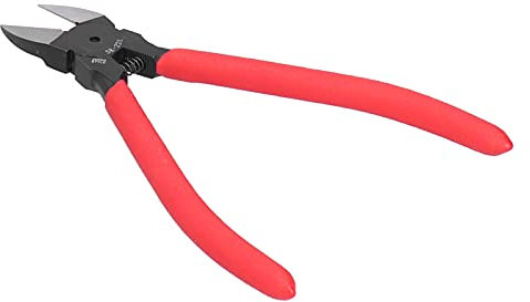 Pinze per tagliare fili diagonali, tronchesi laterali Forbici elettroniche manuali da 6 pollici per taglio di plastica per fili morbidi per creazione di gioielli