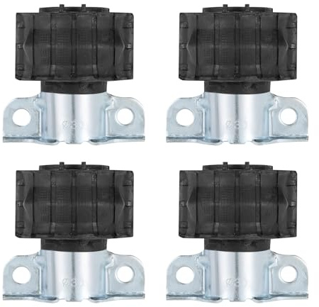 BINB ROAD 4 soportes de buje de barra estabilizadora delantera 1643231185 compatible con Mercedes Benz GL320 GL350 GL450 GL550 ML320 ML350 ML450 ML500 ML550 ML63 AMG