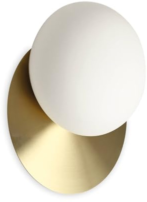 Ideal Lux NINFEA Lampada da parete tonda a filo Ottone