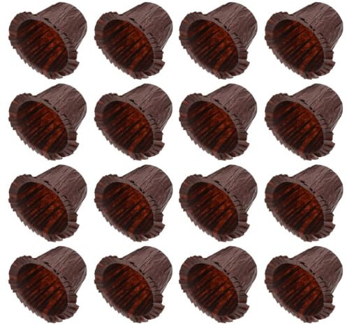 HOLIDYOYO 50pezzi Pirottini Di Carta Per Cupcake e Muffin Per Pasticcerie Feste Tea Party e Cottura Pratica Sicuro Odore