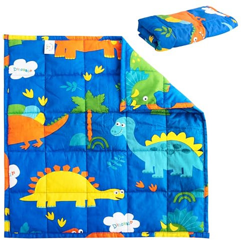 Sentire-Sensory UK - Small 2lb(1kg) 48 x 53cm, Weighted Dinosaur Lap Pad - For children with Autism - ADHD & Anxiety (1kg)