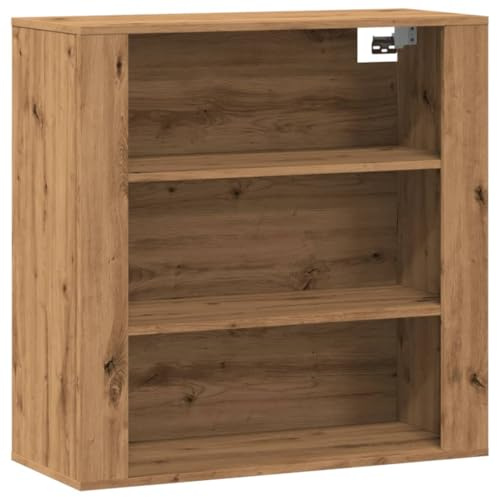 vidaXL Wandschrank Artisan-Eiche 80x33x80 cm Holzwerkstoff
