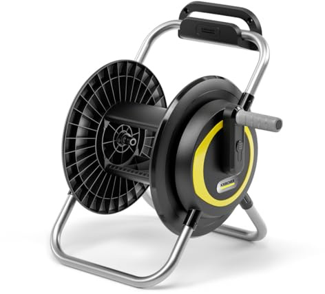 Kärcher Hose Carrier HR 3 40m Max Capacity (Depending on Thickness of Hose) Flexible Easy Wall Storage for Mobile Garden Use Black