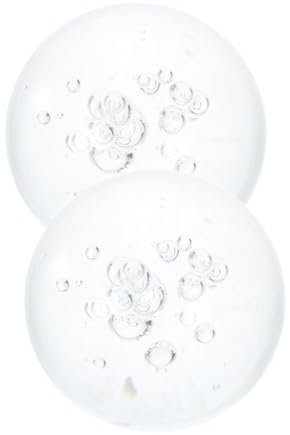 CAXUSD 2 Esferas De Cristal Transparente Decorativas para Fuente De Escritorio Adivinación y