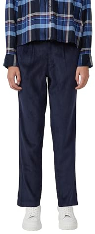 s.Oliver Ankle-Cordhose mit Elastikbund und Kordelzug