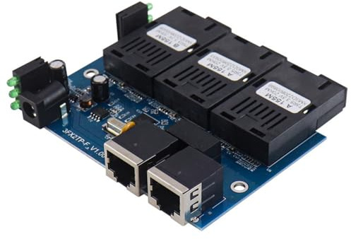 Alimentazione Ethernet Fibra 2 RJ45 10/100M Inverti Interruttori Ethernet Switch Convertitore Media Ottico Convertitore Facile Installazione