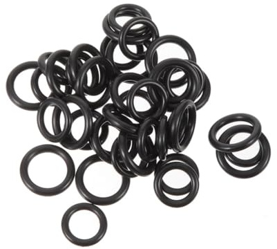 CIYODO Kit de Anillo Sellado para Hidrolimpiadora 40 Piezas Anillo Tórico de Goma Resistente Corrosión y Desgaste para Conexión Rápida de 1/4 M22