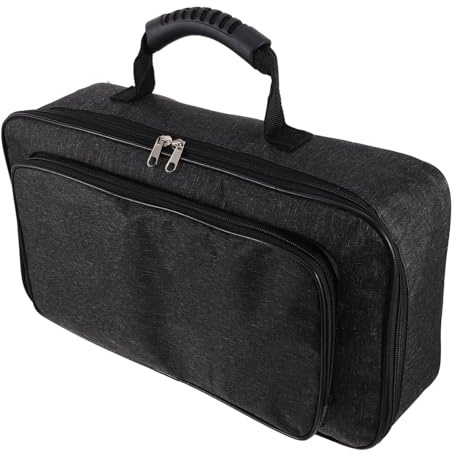 ibasenice Gitarren-effektpedal-aufbewahrungs-tasche Stoßfester Koffer für Gitarrenpedale zum Transportieren und Aufbewahren von Effektprozessoren und Musikinstrumenten