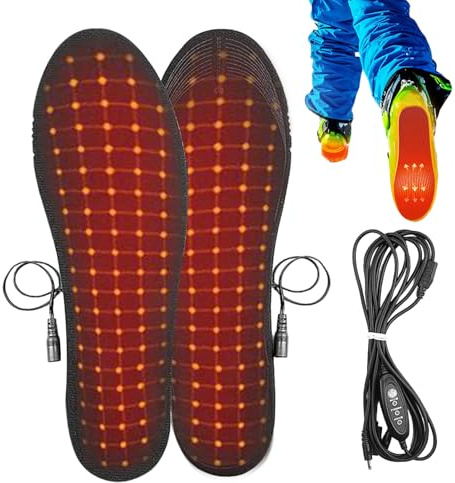 Nankoyal Solette Riscaldanti Per Scarpe | 3 Impostazioni Di Temperatura Piastra Termica | Riscaldatore Per Piedi | Per Donne Giovani Anziani Famiglia Attività Invernali Freddo Snowboard Sci