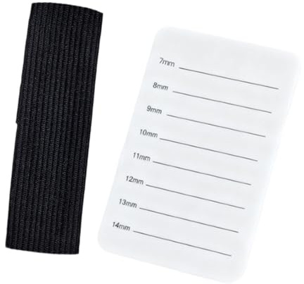 Ｚｉａｌｏｆｉ Support pour Extensions de Cils, Plateau pour Extensions de Cils, Outil Manuel, Plateau Professionnel, Pratique et Léger, Palette de Studio, Blanc 7 à 14 Mm