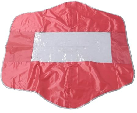 HIAKDOFT Waterproof Electric Scooter Dust Cover for Handlebar and Dashboard, Oxford Cloth Rain and Dustproof Mobility Scooter Protector for Outdoor Use and City Commutes, Pink
