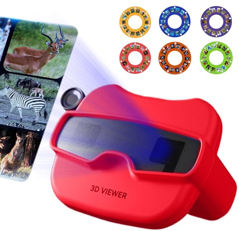 ViewNoculars 3D-tittare för | Pedagogisk utforskare för lärande och upptäckt | Interaktiv leksak med havstema skivor | leksaker