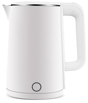 Bollitura rapida, bollitore elettrico, acciaio inossidabile 304, bollitura rapida, spegnimento automatico, protezione contro l'ebollizione, bollitore per caffè, 2 minuti, 1500 W. Bianco, 2,3 l.