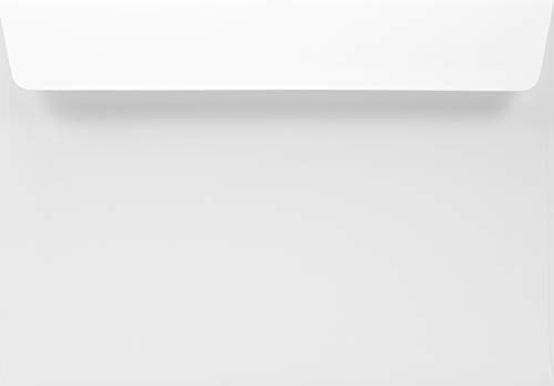 Netuno 25 Kuverts Weiß DIN C5 16,2x22,9 cm stilvoll natürlich | 120g Olin White · elegante weiße Kuverts für Hochzeit, Einladungen & Grußkarten