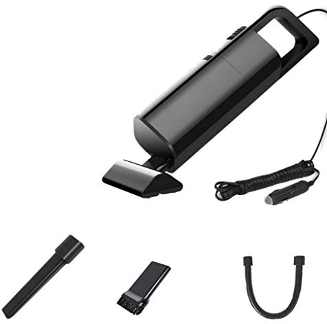 KUANDARMX Aspirateur De Voiture, Aspirateur Portatif Puissant D'aspiration De DC 12V 120W Humide/Sec 4.0KPA, Black