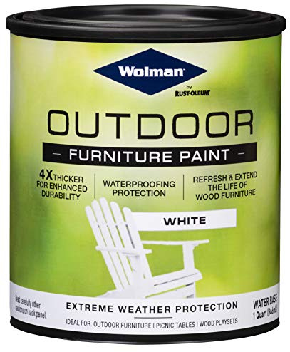 Wolman 360352-2PK Outdoor Furniture Paint, Quart, White, 2 Pack