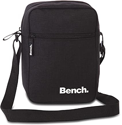 Bench Unisex Umhängetasche - Schultertasche für Damen und Herren, Handtasche, Messenger Bag, Crossbody-Tasche, Hüfttasche, Ideal für Alltag und Reisen, schwarz, 23 x 17 x 8 cm